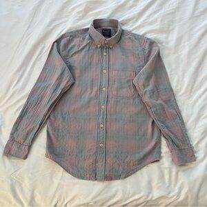 Abercrombie & Fitch Weathered Plaid Button Down Long Sleeve Casual Beach Shirt